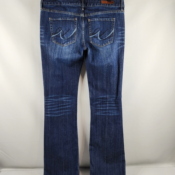 Express Jeans Womens 8L Stella Bootcut Low Rise Blue Pockets (30x34) - Picture 8 of 10